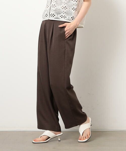 COMME CA ISM / コムサイズム その他パンツ | 【美しいベーシックパンツ】麻調ワイドパンツ | 詳細22
