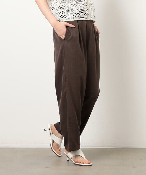 COMME CA ISM / コムサイズム その他パンツ | 【美しいベーシックパンツ】麻調ワイドパンツ | 詳細24