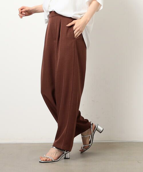 COMME CA ISM / コムサイズム その他パンツ | 【美しいベーシックパンツ】麻調ワイドパンツ | 詳細29