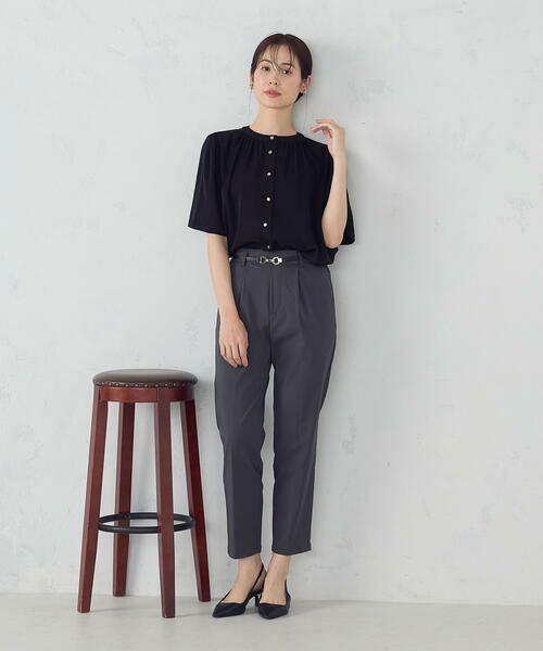 COMME CA ISM / コムサイズム その他パンツ | 【美しいベーシックパンツ】テーパードパンツ | 詳細2