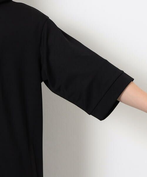 COMME CA ISM / コムサイズム ブルゾン | スポーティージャージ 半袖ジップブルゾン | 詳細10