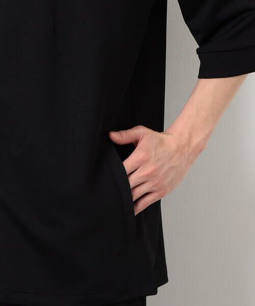 COMME CA ISM / コムサイズム ブルゾン | スポーティージャージ 半袖ジップブルゾン | 詳細11