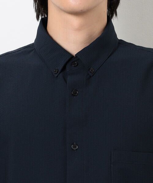 COMME CA ISM / コムサイズム シャツ・ブラウス | 【セットアップ対応】シアサッカー 半袖釦ダウンシャツ | 詳細16