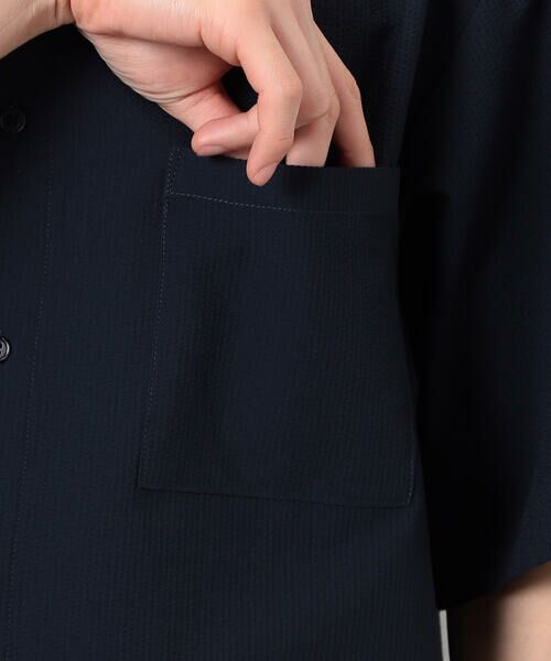 COMME CA ISM / コムサイズム シャツ・ブラウス | 【セットアップ対応】シアサッカー 半袖釦ダウンシャツ | 詳細17