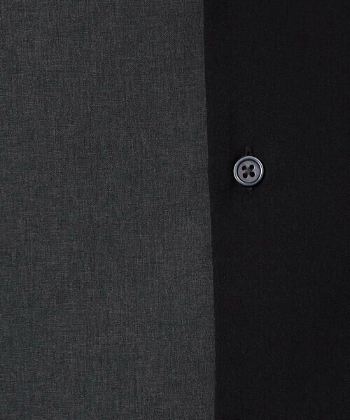 COMME CA ISM / コムサイズム シャツ・ブラウス | 【セットアップ対応】ライトウエイト ポリエステル ブロッキング オープンカラー シャツ | 詳細6