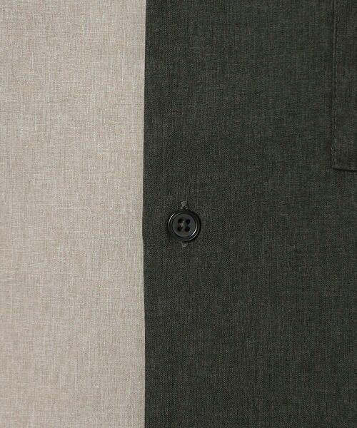 COMME CA ISM / コムサイズム シャツ・ブラウス | 【セットアップ対応】ライトウエイト ポリエステル ブロッキング オープンカラー シャツ | 詳細26