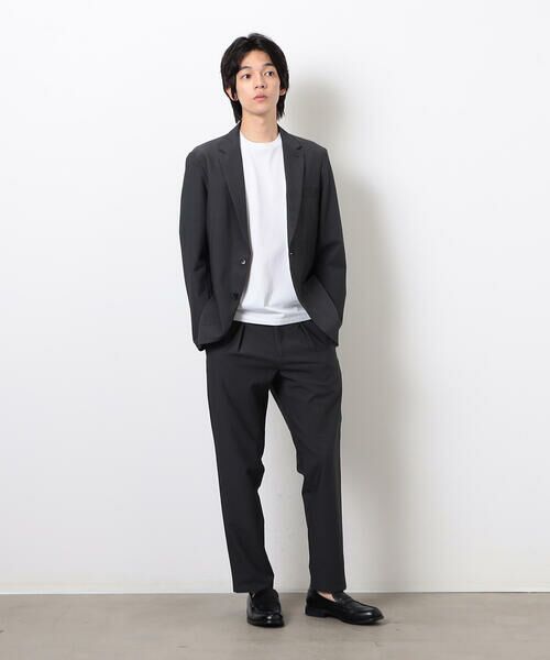 COMME CA ISM / コムサイズム スラックス・ドレスパンツ | 【セットアップ対応】シアサッカー テーパードパンツ | 詳細1