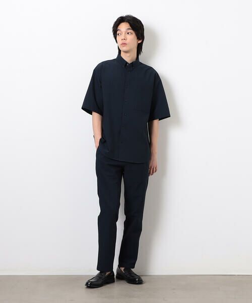 COMME CA ISM / コムサイズム スラックス・ドレスパンツ | 【セットアップ対応】シアサッカー テーパードパンツ | 詳細7