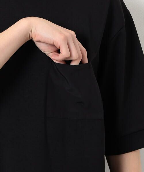 COMME CA ISM / コムサイズム Tシャツ | スポーティージャージ コンビデザイン Ｔシャツ | 詳細8