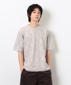 COMME CA ISM / コムサイズム Tシャツ | エンボスプリント Ｔシャツ