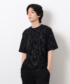 COMME CA ISM / コムサイズム Tシャツ | エンボスプリント Ｔシャツ