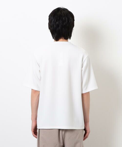 COMME CA ISM / コムサイズム Tシャツ | 膨れジャカード Tシャツ | 詳細6