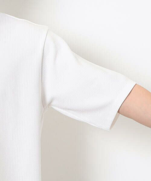 COMME CA ISM / コムサイズム Tシャツ | 膨れジャカード Tシャツ | 詳細8