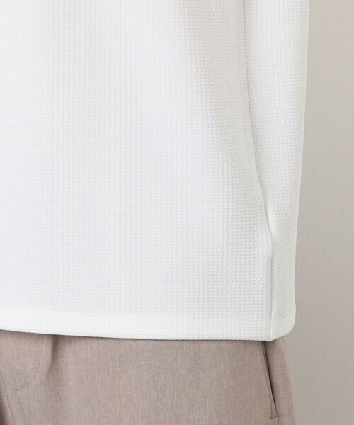 COMME CA ISM / コムサイズム Tシャツ | 膨れジャカード Tシャツ | 詳細9