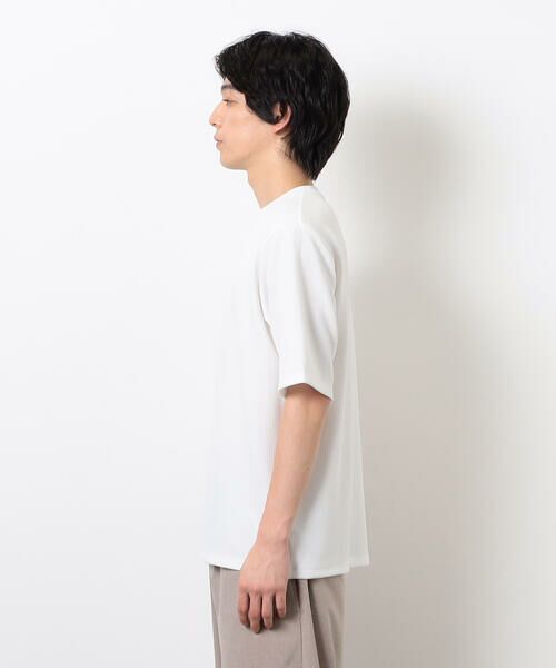 COMME CA ISM / コムサイズム Tシャツ | 膨れジャカード Tシャツ | 詳細5