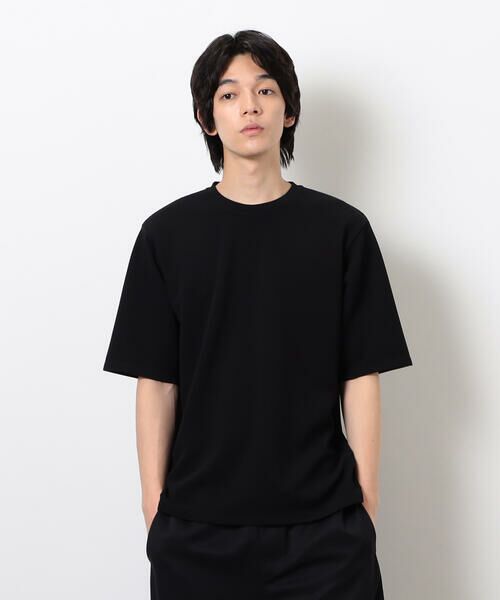 COMME CA ISM / コムサイズム Tシャツ | 膨れジャカード Tシャツ | 詳細13