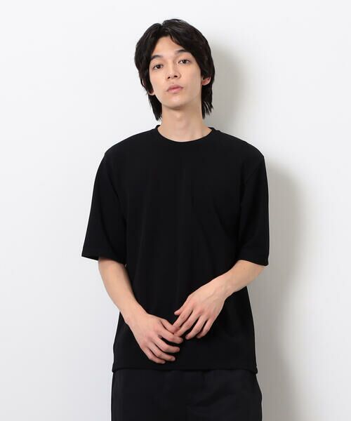 COMME CA ISM / コムサイズム Tシャツ | 膨れジャカード Tシャツ | 詳細14