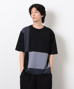 COMME CA ISM / コムサイズム Tシャツ | カラーブロッキング Ｔシャツ