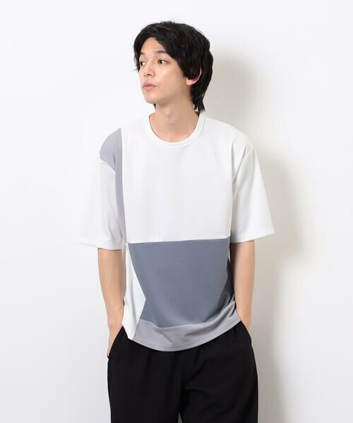 セール】 カラーブロッキング Tシャツ （Tシャツ）｜COMME CA