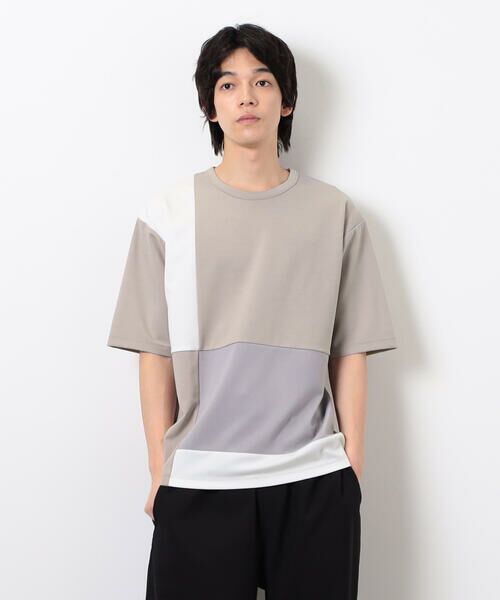 セール】 カラーブロッキング Tシャツ （Tシャツ）｜COMME CA