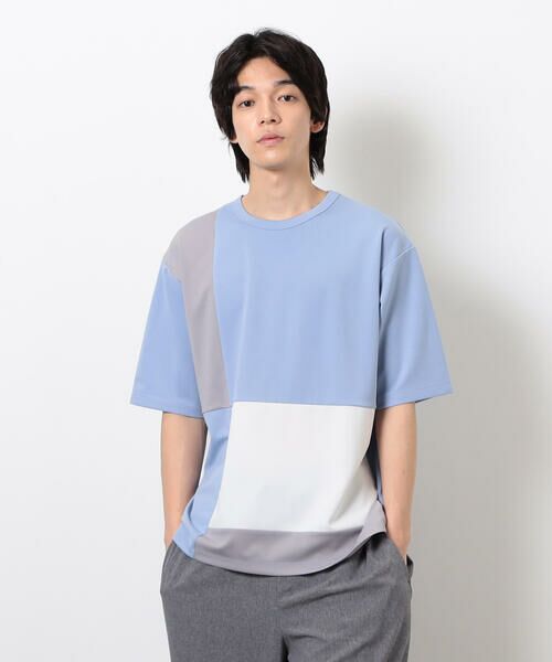 セール】 カラーブロッキング Tシャツ （Tシャツ）｜COMME CA