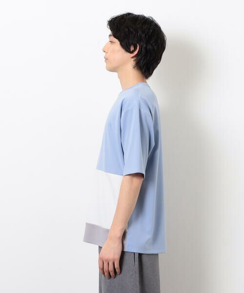 COMME CA ISM / コムサイズム Tシャツ | カラーブロッキング Ｔシャツ | 詳細20