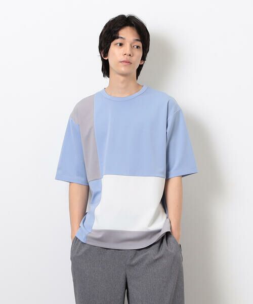 セール】 カラーブロッキング Tシャツ （Tシャツ）｜COMME CA