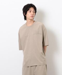 COMME CA ISM / コムサイズム Tシャツ | 【セットアップ対応】ライトウエイト ポリエステル 布帛Ｔシャツ