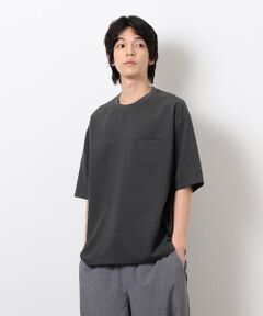 COMME CA ISM / コムサイズム Tシャツ | 【セットアップ対応】ライトウエイト ポリエステル 布帛Ｔシャツ