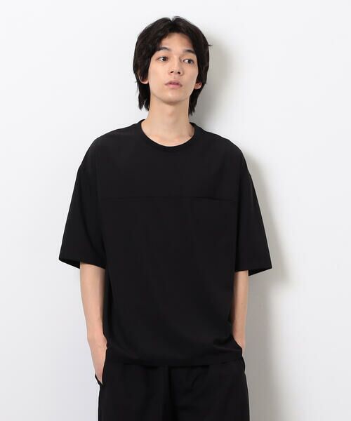 COMME CA ISM / コムサイズム Tシャツ | 【セットアップ対応】ライトウエイト ポリエステル 布帛Ｔシャツ | 詳細2