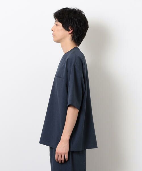 COMME CA ISM / コムサイズム Tシャツ | 【セットアップ対応】ライトウエイト ポリエステル 布帛Ｔシャツ | 詳細10