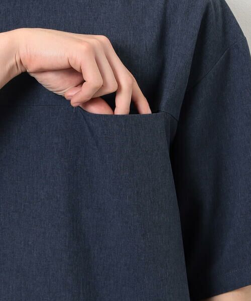 COMME CA ISM / コムサイズム Tシャツ | 【セットアップ対応】ライトウエイト ポリエステル 布帛Ｔシャツ | 詳細13