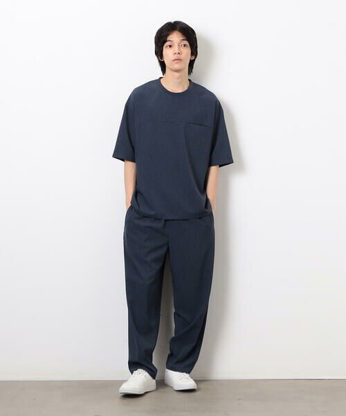 COMME CA ISM / コムサイズム Tシャツ | 【セットアップ対応】ライトウエイト ポリエステル 布帛Ｔシャツ | 詳細6