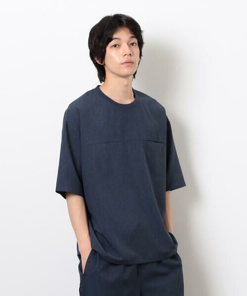 COMME CA ISM / コムサイズム Tシャツ | 【セットアップ対応】ライトウエイト ポリエステル 布帛Ｔシャツ | 詳細7