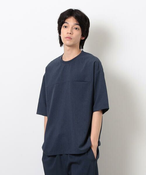 COMME CA ISM / コムサイズム Tシャツ | 【セットアップ対応】ライトウエイト ポリエステル 布帛Ｔシャツ | 詳細8