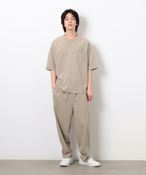 COMME CA ISM / コムサイズム Tシャツ | 【セットアップ対応】ライトウエイト ポリエステル 布帛Ｔシャツ | 詳細19