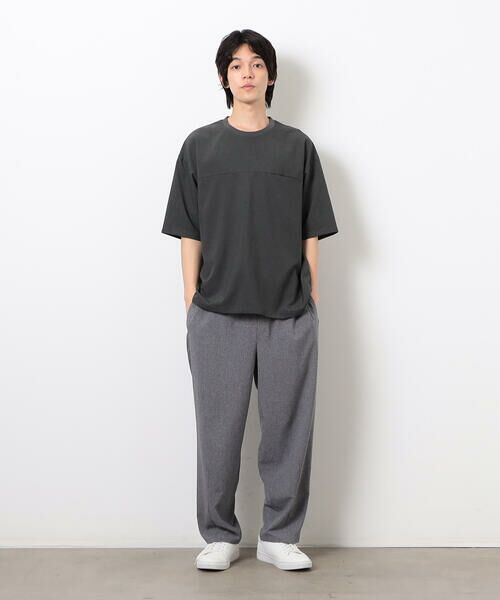COMME CA ISM / コムサイズム Tシャツ | 【セットアップ対応】ライトウエイト ポリエステル 布帛Ｔシャツ | 詳細21