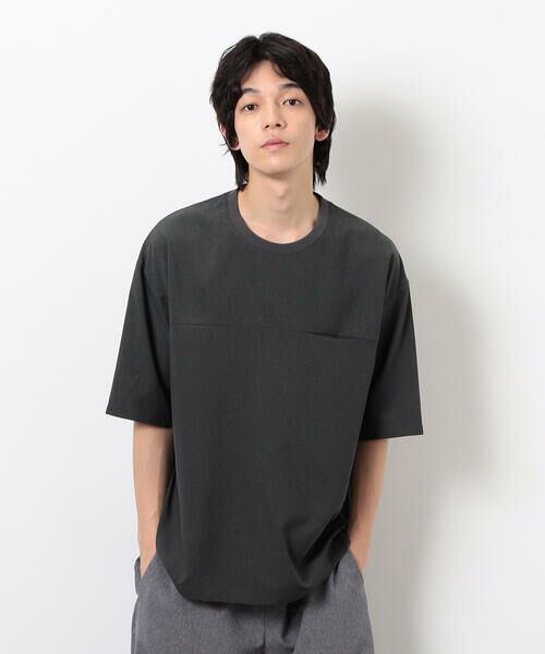COMME CA ISM / コムサイズム Tシャツ | 【セットアップ対応】ライトウエイト ポリエステル 布帛Ｔシャツ | 詳細22
