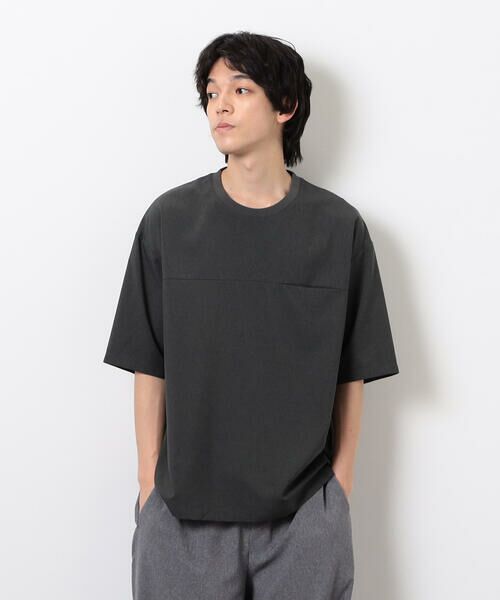 COMME CA ISM / コムサイズム Tシャツ | 【セットアップ対応】ライトウエイト ポリエステル 布帛Ｔシャツ | 詳細25