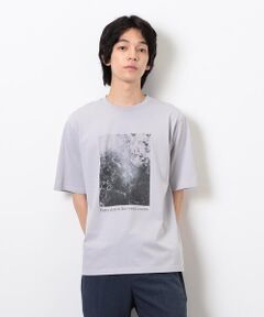 COMME CA ISM / コムサイズム Tシャツ | 【接触冷感】 Feel-Cool フォトTシャツ 「SEA」