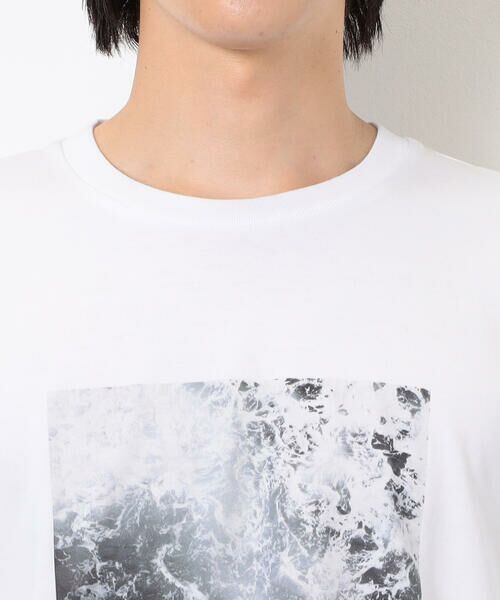 COMME CA ISM / コムサイズム Tシャツ | 【接触冷感】 Feel-Cool フォトTシャツ 「SEA」 | 詳細8