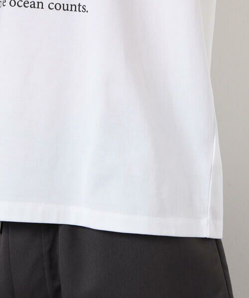 COMME CA ISM / コムサイズム Tシャツ | 【接触冷感】 Feel-Cool フォトTシャツ 「SEA」 | 詳細10
