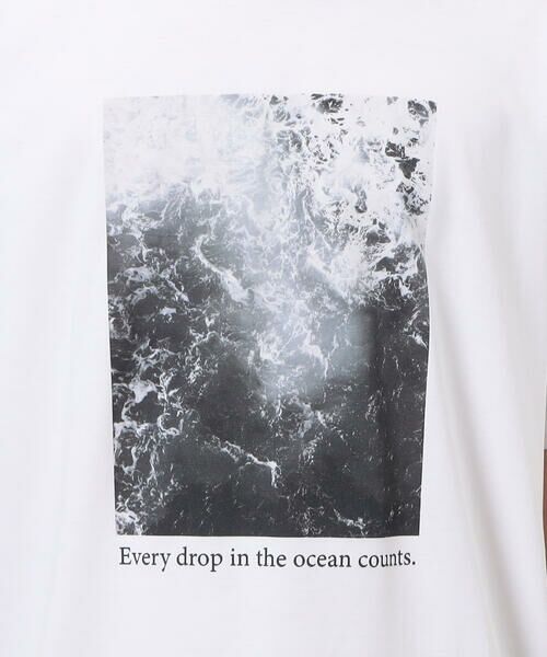 COMME CA ISM / コムサイズム Tシャツ | 【接触冷感】 Feel-Cool フォトTシャツ 「SEA」 | 詳細11