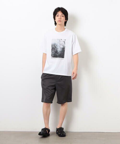 COMME CA ISM / コムサイズム Tシャツ | 【接触冷感】 Feel-Cool フォトTシャツ 「SEA」 | 詳細2