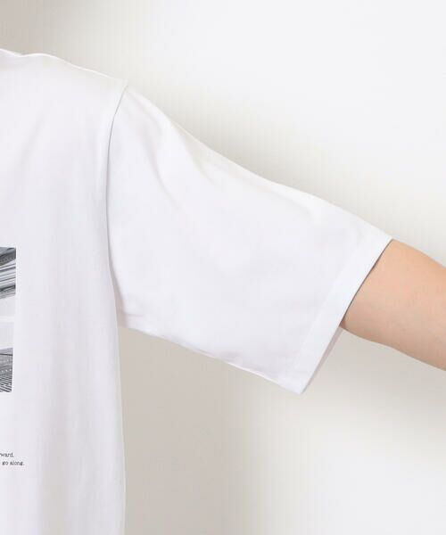 COMME CA ISM / コムサイズム Tシャツ | 【接触冷感】 Feel-Cool フォトTシャツ 「CITY SKY」 | 詳細8