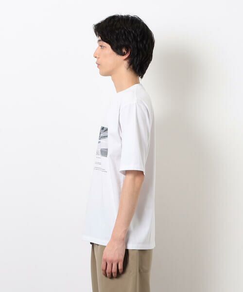 COMME CA ISM / コムサイズム Tシャツ | 【接触冷感】 Feel-Cool フォトTシャツ 「CITY SKY」 | 詳細5