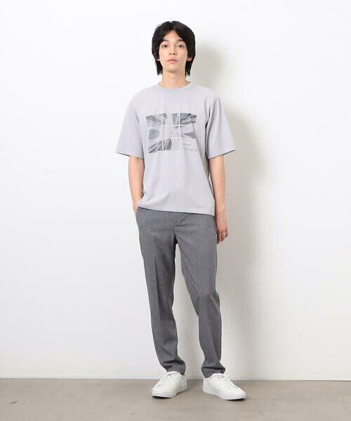 COMME CA ISM / コムサイズム Tシャツ | 【接触冷感】 Feel-Cool フォトTシャツ 「CITY SKY」 | 詳細12