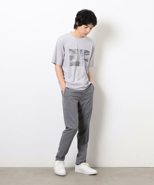 COMME CA ISM / コムサイズム Tシャツ | 【接触冷感】 Feel-Cool フォトTシャツ 「CITY SKY」 | 詳細13