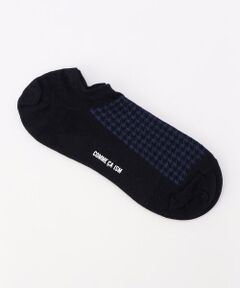 COMME CA ISM / コムサイズム ソックス | マイクロ千鳥柄 アンクルソックス