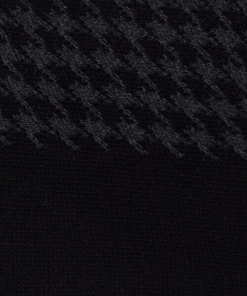 COMME CA ISM / コムサイズム ソックス | マイクロ千鳥柄 アンクルソックス | 詳細1